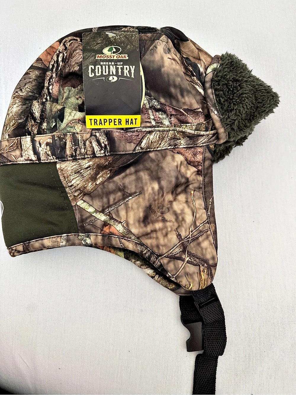 Mossy Oak Break-Up Country Trapper Hat Camo NWT